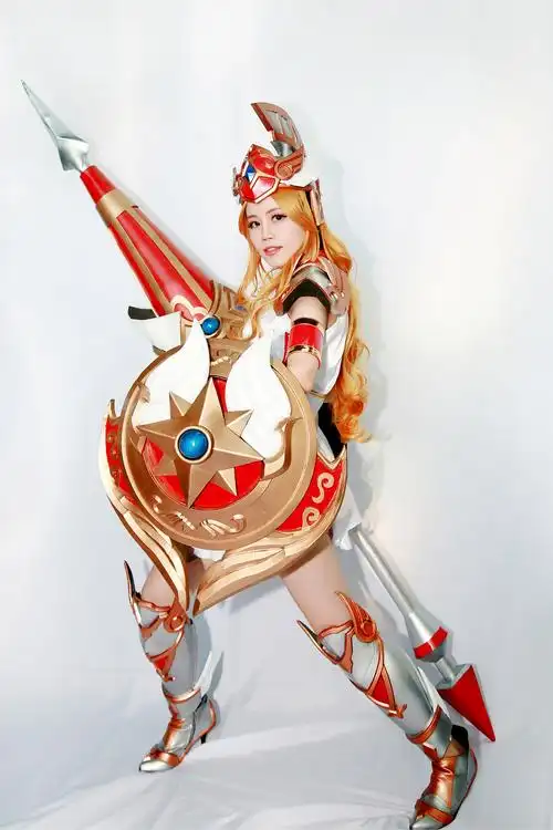 王者荣耀战争女神雅典娜cos