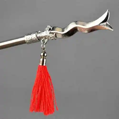 1:6三国冷兵器十八般武器模型张飞丈八蛇矛长矛钩枪兵人龙须矛-mc母婴