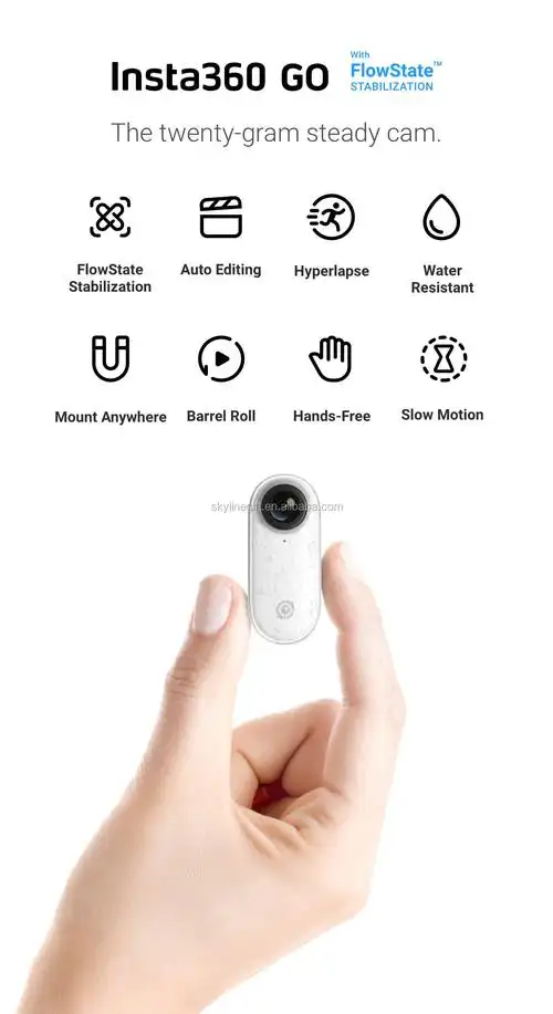 insta360 go new action camera ai auto editing h