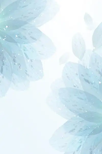 春天树叶底纹花纹文艺海报背景