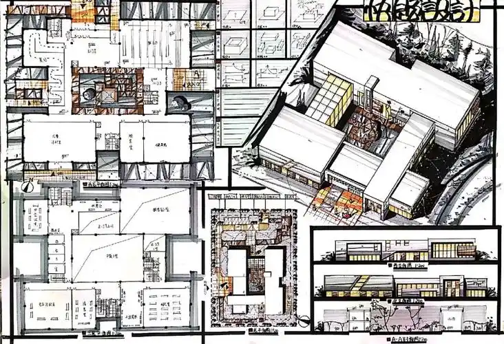 ⑧快题新配色社区活动中心
