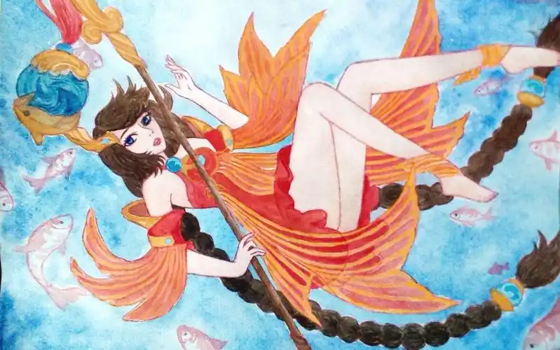 【王者荣耀】大乔手绘 助威高考