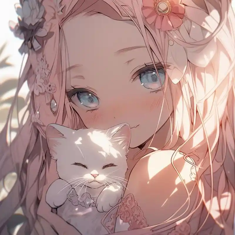 猫与少女丨女生头像·闺蜜头像