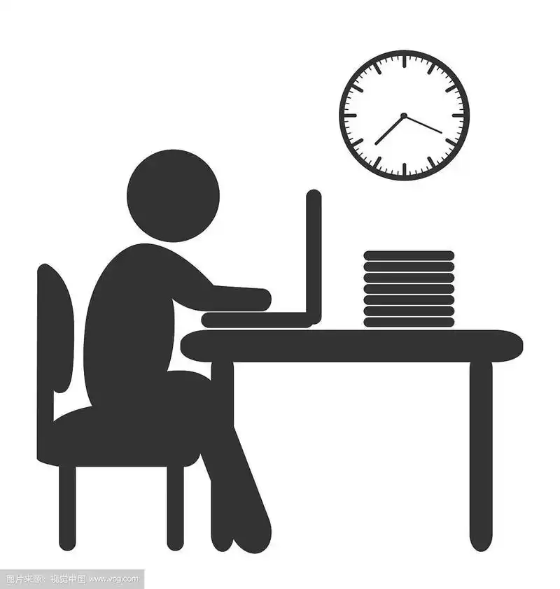 平板电脑工作图标隔离在白色