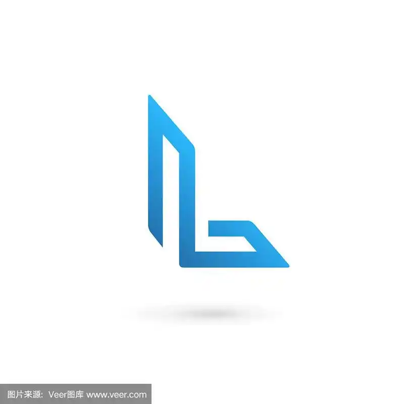 字母l标志图标设计模板元素