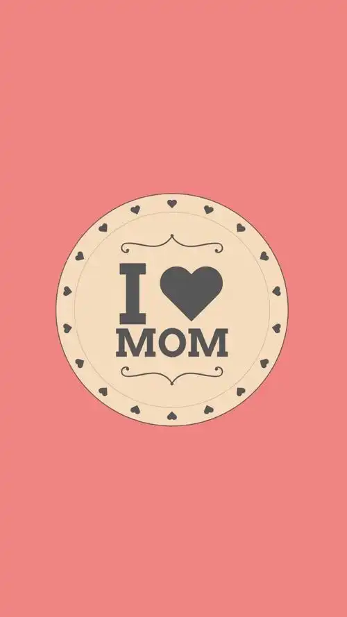 母亲节#节日祝福"文字壁纸#妈妈我爱你