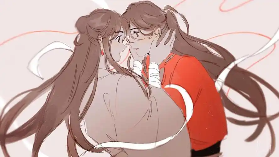 天官赐福谢怜和花城同人壁纸图片