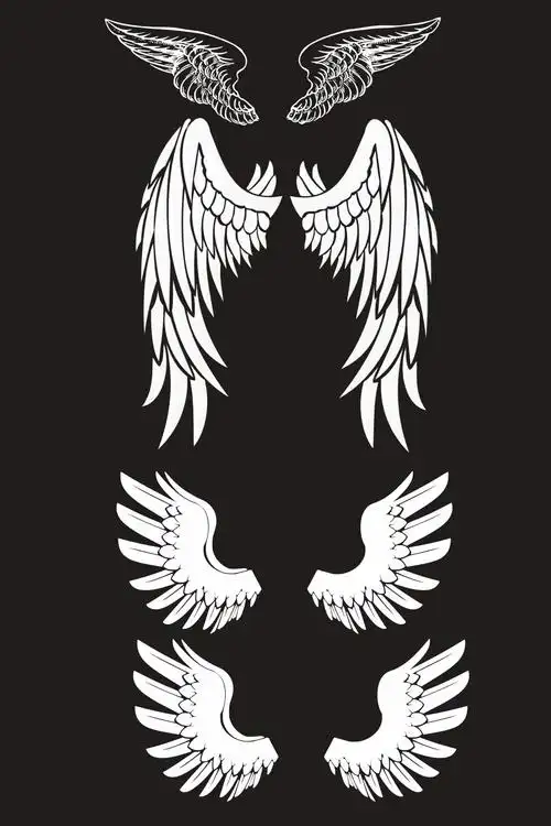 天使翅膀设计元素素材免费下载(图片编号:5578456)-六图网
