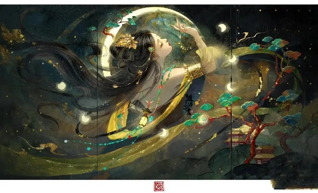 古风古装女生插画动漫卡通手绘好看图片分享