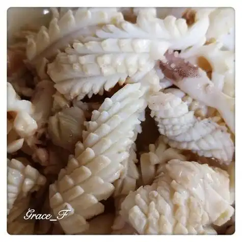 鱿鱼卷切哪一面