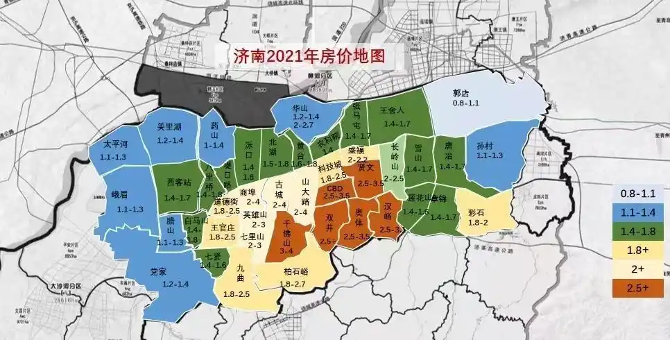 1222济南部分楼盘在售情况