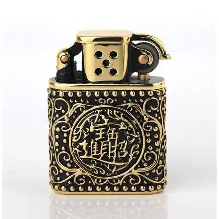 佐罗z506-634e盔甲招财进宝 高档纯铜煤油打火机图片大全-邮乐官方