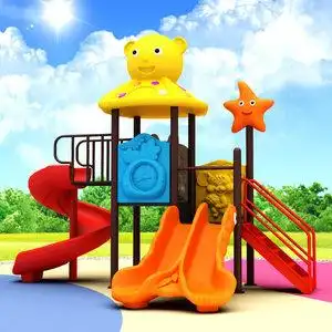 塑料滑滑梯室外图片