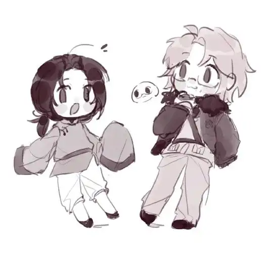 可恶发完摸鱼就睡#黑塔利亚  #金钱组  #米耀  #板绘  #摸鱼