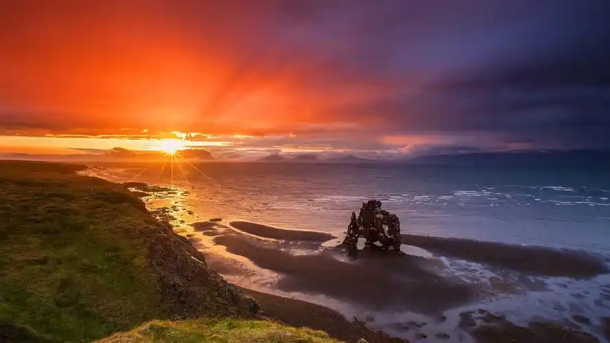 冰岛唯美自然风景桌面壁纸下载高清大图预览1920x1080_风景壁纸下载