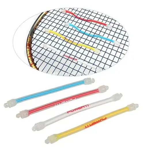 双钩型网球拍避震器/减震条 挂钩型矽胶避震结羽毛球拍防断器