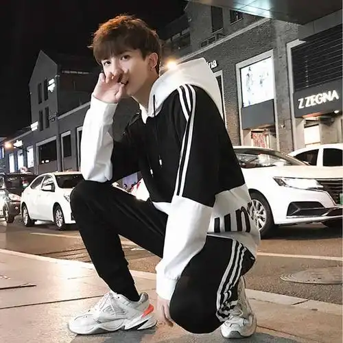 12春季13男孩春天14初中学生休闲套装15岁青少年运动衣服帅气一套