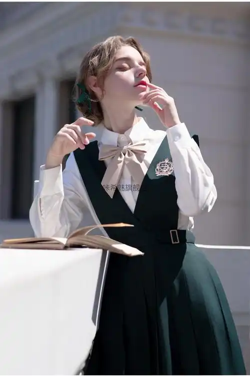 胡桃木jk【阿尔忒弥斯】jk制服西式护奶裙西装优雅大小姐套装 刺绣