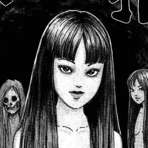 川上富江黑白头像图片