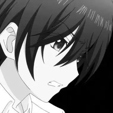 黑白高冷超酷孤僻动漫男生头像背对山河穿万家灯盏不寻觅冷清唯独寻你