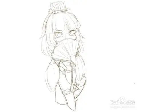 王者荣耀q版上官婉儿简笔画