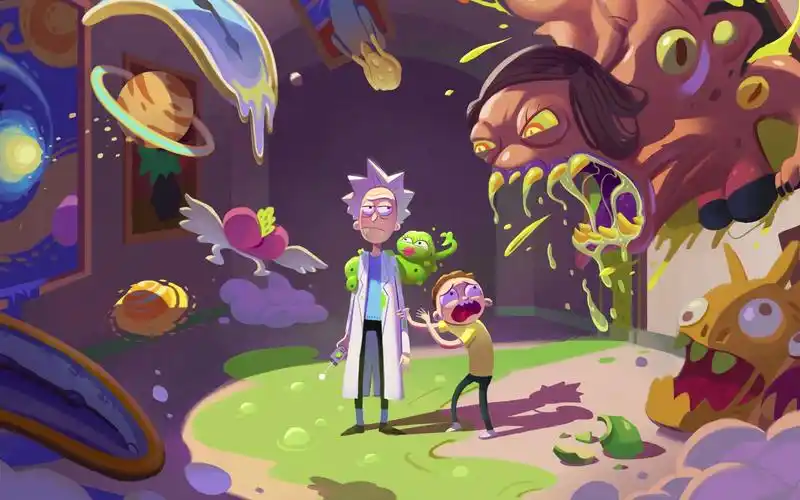 瑞克和莫蒂 rick and morty 55张高清壁纸 视频简介自取-bili