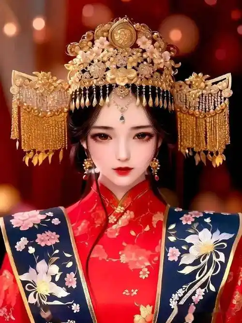 高贵精致的古风新娘妆,真的是美到极致了,家人们!_内容_楼兰_微信