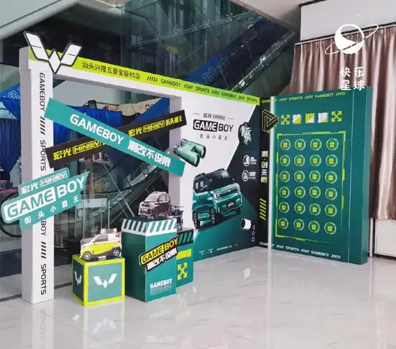 快乐星球70gameboy车展美陈