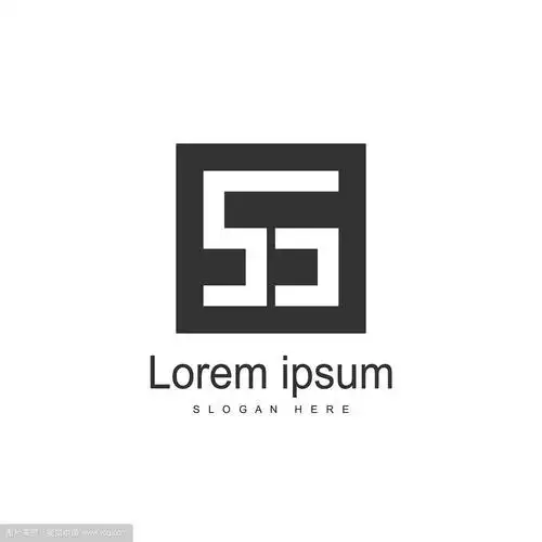 首字母ss标志模板设计