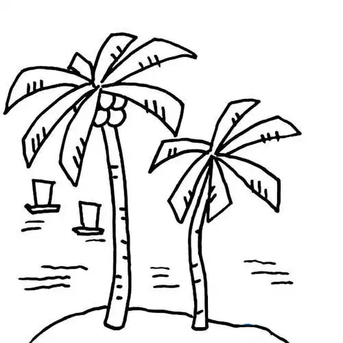 海南风景简笔画视频 简笔画图片大全-蒲城教育文学网