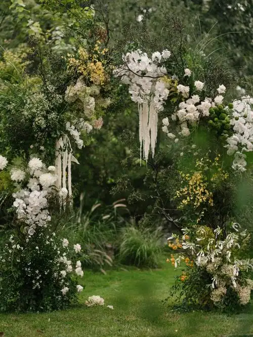 全鲜花高性价比简约灵动的森系婚礼