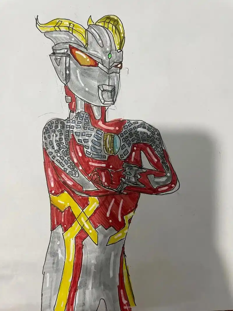 赛罗奥特曼火焰形态#赛罗奥特曼 #赛罗 #赛罗奥特曼主题曲  - 抖音