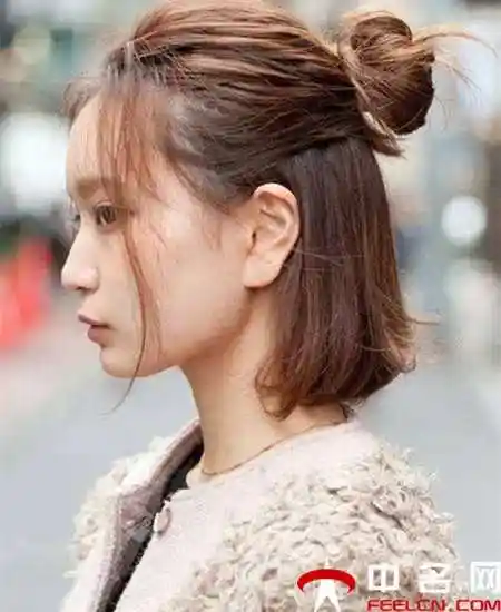 女生短发扎头发发型让你一星期不重样