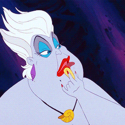 小美人鱼gif乌苏拉gif涂口红gif美国gif迪士尼动画gif