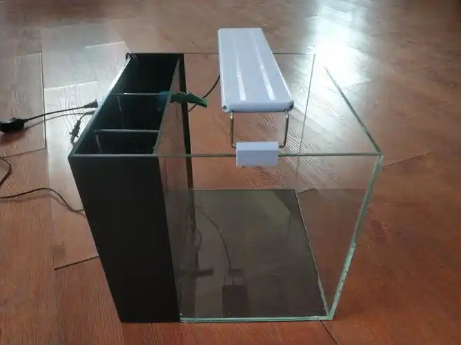 出一个超白背滤30厘米方缸,送水泵和灯