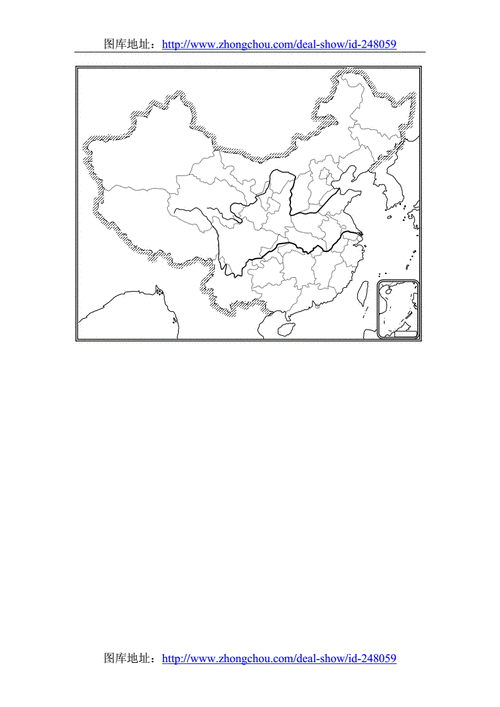 高清空白地图.doc 1页