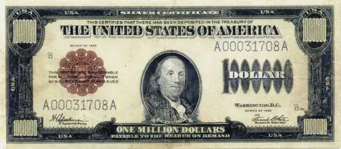 100万美金示意图(图/翻摄自网路)