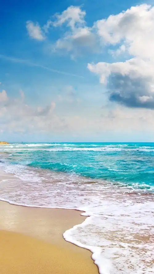 壁纸 热带风景,海滩,海岸,蔚蓝的大海,云彩 1920x1440 hd 高清壁纸