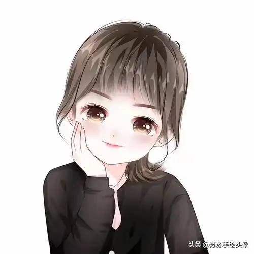 换个头像吧,俏皮可爱的女生卡通头像,童心未泯