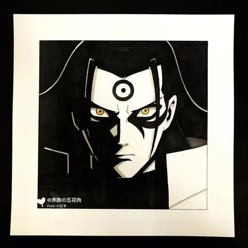 千手柱间  #忍者之神#二次元  #动漫手绘  #画画的日常  #火影忍