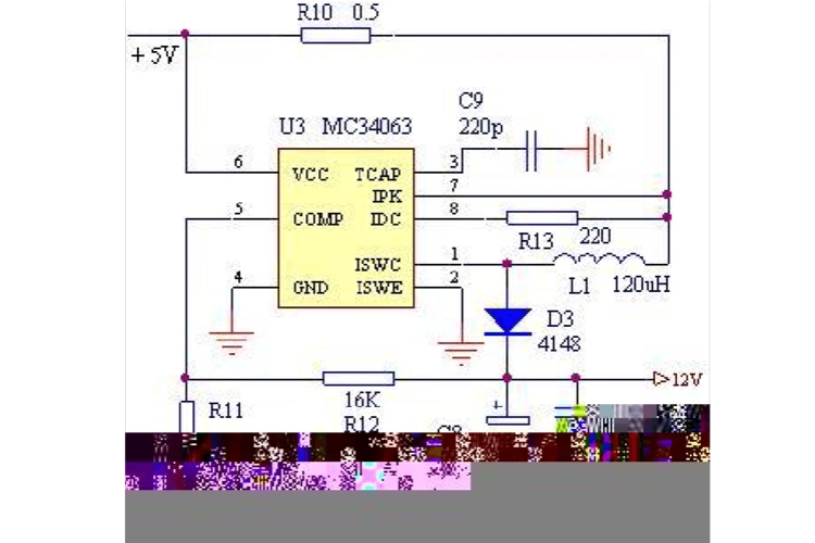 5v转12v升压电路