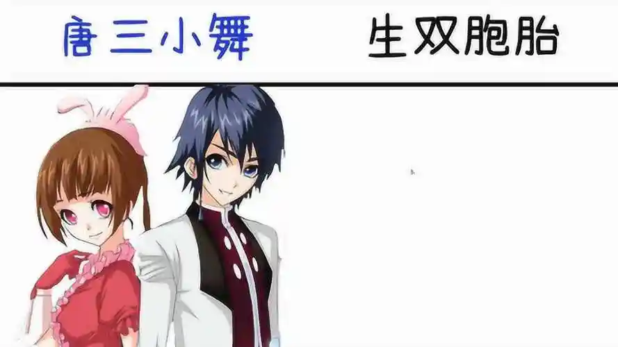 唐三小舞如果生了对双胞胎儿子像母亲女儿像父亲超级有爱的