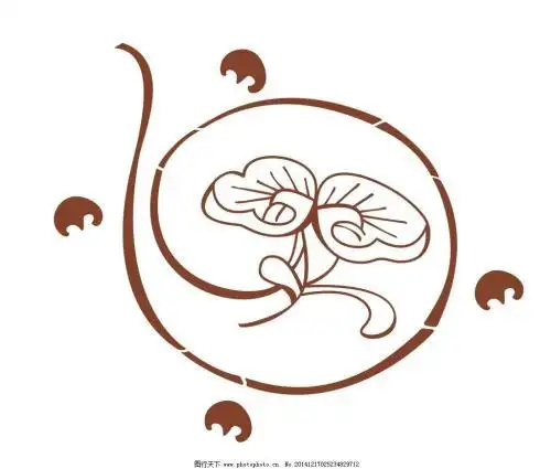 灵芝简笔画方法对颜色