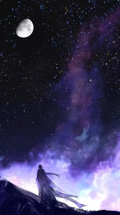 古风系唯美星空风景图片