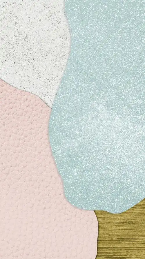 粉色和蓝色拼贴纹理背景插图