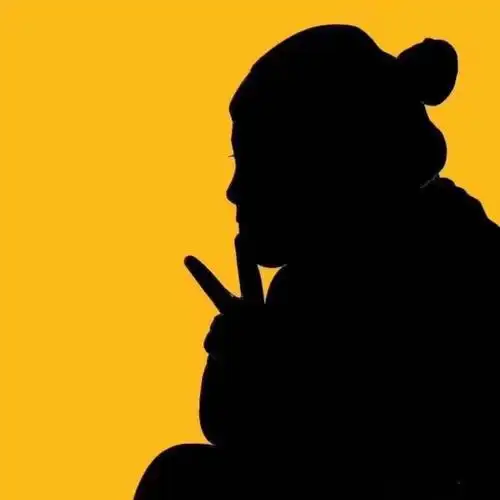 黄色背景黑头像系列