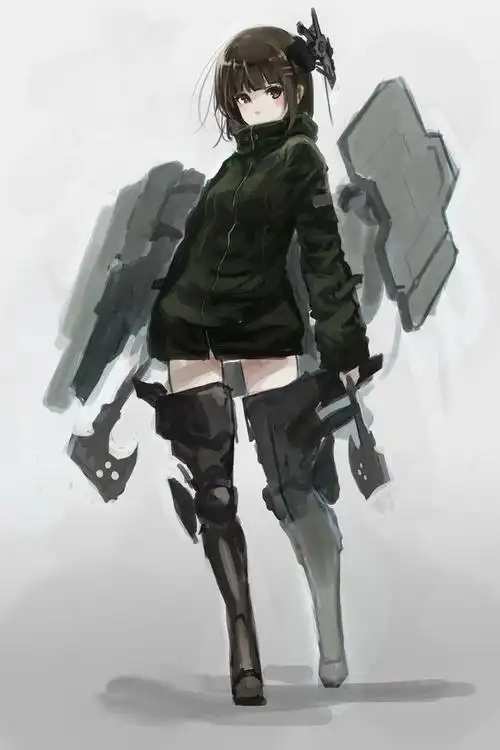 少女义肢女孩子竖图