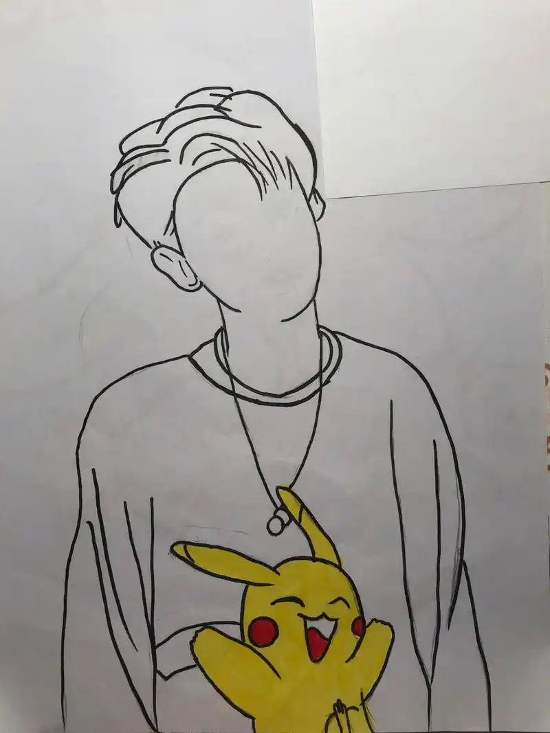 手绘,秦霄贤 (不喜勿喷)可帮画