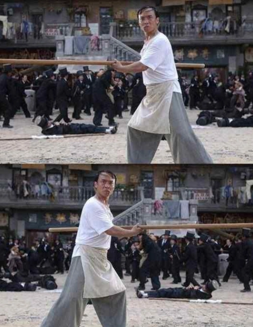 董志华是有真功夫的,他自小学习京剧,师从一名来自少林的师傅,专攻