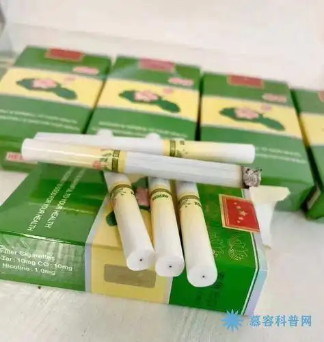荷花香烟过滤嘴抽出绵芯